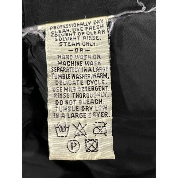 Eddie Bauer Women's Down filled‎ Black Parka Puffer Coat Jacket Size Small - Picture 14 of 15